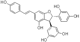 Gnetin D分子结构 (CAS 84870-53-1)