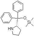 (S)-(-)-alpha,alpha-二苯基-2-吡咯烷甲醇三甲基硅基醚分子结构 (CAS 848821-58-9)