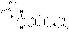 Sapitinib molecular structure (CAS 848942-61-0)