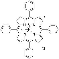 二氯磷四苯基卟啉氯化物分子结构 (CAS 84896-72-0)