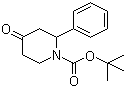 1-叔丁氧羰基-2-苯基-4-哌啶酮分子结构 (CAS 849928-30-9)