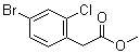 4-溴-2-氯苯乙酸甲酯分子结构 (CAS 849934-94-7)