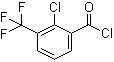 2-氯-3-三氟甲基苯甲酰氯分子结构 (CAS 850156-39-7)