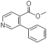 3-苯基-4-吡啶羧酸甲酯分子结构 (CAS 850162-87-7)
