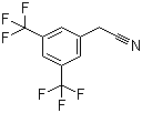 3,5-双(三氟甲基)苯乙腈分子结构 (CAS 85068-32-2)