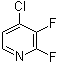 4-氯-2,3-二氟吡啶分子结构 (CAS 851178-99-9)