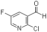 2-氯-5-氟吡啶-3-甲醛分子结构 (CAS 851484-95-2)