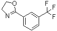 4,5-Dihydro-2-[3-(trifluoromethyl)phenyl]oxazole molecular structure (CAS 851513-74-1)