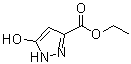 5-羟基-1H-吡唑-3-羧酸乙酯分子结构 (CAS 85230-37-1)
