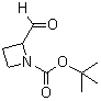 2-甲酰基吖丁啶-1-羧酸叔丁基酯分子结构 (CAS 852324-38-0)