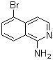 5-溴异喹啉-1-胺分子结构 (CAS 852570-80-0)