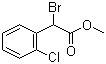 structure of CAS# 85259-19-4, Methyl alpha-bromo-2-chlorophenylacetate;alpha-Bromo-2-chloro-phenylacetic acid methyl ester