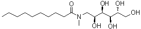 N-甲基-N-癸酰葡糖胺分子结构 (CAS 85261-20-7)