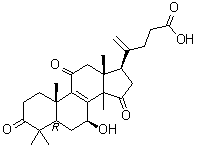 20(21)-去氢赤芝酸 A分子结构 (CAS 852936-69-7)