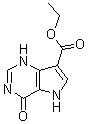 4,5-二氢-4-氧代-1H-吡咯并[3,2-d]嘧啶-7-羧酸乙酯分子结构 (CAS 853058-41-0)