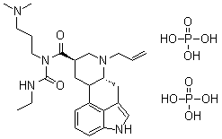 卡麦角林二磷酸盐分子结构 (CAS 85329-89-1)