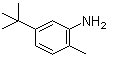 5-叔丁基-2-甲基苯胺分子结构 (CAS 85336-17-0)