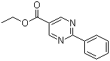 2-苯基嘧啶-5-羧酸乙酯分子结构 (CAS 85386-14-7)