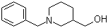 (1-苄基-3-哌啶基)甲醇分子结构 (CAS 85387-44-6)