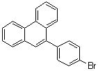 9-(4-溴苯基)菲分子结构 (CAS 853945-49-0)