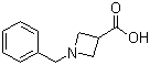 3-羧基-1-苄基氮杂环丁烷分子结构 (CAS 854431-12-2)