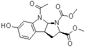 (2R,3aS,8aS)-8-乙酰基-3,3a,8,8a-四氢-6-羟基-吡咯并[2,3-b]吲哚-1,2(2H)-二甲酸二甲酯分子结构 (CAS 854443-85-9)