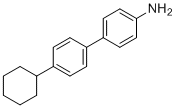4'-Cyclohexyl[1,1'-biphenyl]-4-amine molecular structure (CAS 854662-24-1)