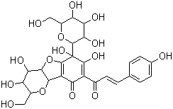 结构式 CAS# 85532-77-0, 红花黄色素 A