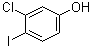 结构式 CAS# 855403-42-8, 3-氯-4-碘苯酚