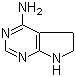 6,7-二氢-5H-吡咯并[2,3-d]嘧啶-4-胺分子结构 (CAS 856600-01-6)