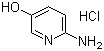 2-氨基-5-羟基吡啶盐酸盐分子结构 (CAS 856965-37-2)