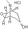 盐酸东莨菪醇分子结构 (CAS 85700-55-6)