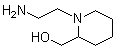 1-(2-氨基乙基)-2-哌啶甲醇分子结构 (CAS 857637-04-8)