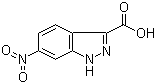 6-硝基-3-吲唑羧酸分子结构 (CAS 857801-97-9)