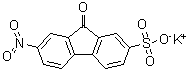 9-氧代-7-硝基-2-芴磺酸钾盐分子结构 (CAS 857822-99-2)