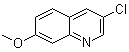 结构式 CAS# 858279-19-3, 3-氯-7-甲氧基喹啉