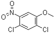 1,5-二氯-2-甲氧基-4-硝基苯分子结构 (CAS 85829-14-7)