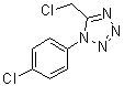 5-(氯甲基)-1-(4-氯苯基)-1H-四唑分子结构 (CAS 858483-88-2)