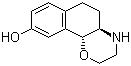 (+)-3,4,4a,5,6,10b-六氢-2H-萘并[1,2-b][1,4]恶嗪-9-醇分子结构 (CAS 858517-21-2)