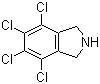 4,5,6,7-四氯-2,3-二氢-1H-异吲哚分子结构 (CAS 85857-13-2)