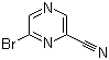 结构式 CAS# 859064-02-1, 2-溴-6-氰基吡嗪