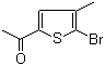 2-乙酰基-5-溴-4-甲基噻吩分子结构 (CAS 859199-06-7)