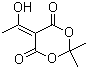 5-(1-Hydroxyethylidene)-2,2-dimethyl-1,3-dioxane-4,6-dione molecular structure (CAS 85920-63-4)