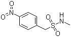 4-硝基-N-甲基苯甲烷磺酰胺分子结构 (CAS 85952-29-0)