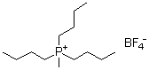 三丁基甲基鏻四氟硼酸盐分子结构 (CAS 86042-82-2)