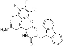 结构式 CAS# 86061-00-9, N-芴甲氧羰基-L-谷氨酰胺五氟苯基酯