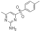 4-Methyl-6-[(4-methylphenyl)sulfonyl]-2-pyrimidinamine molecular structure (CAS 860648-93-7)