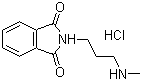 N-(3-甲氨基丙基)酞酰亚胺盐酸盐分子结构 (CAS 861018-76-0)