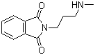 2-[3-(甲氨基)丙基]-1H-异吲哚-1,3(2H)-二酮分子结构 (CAS 861199-60-2)