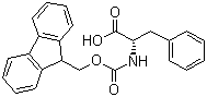 Fmoc-D-苯丙氨酸分子结构 (CAS 86123-10-6)